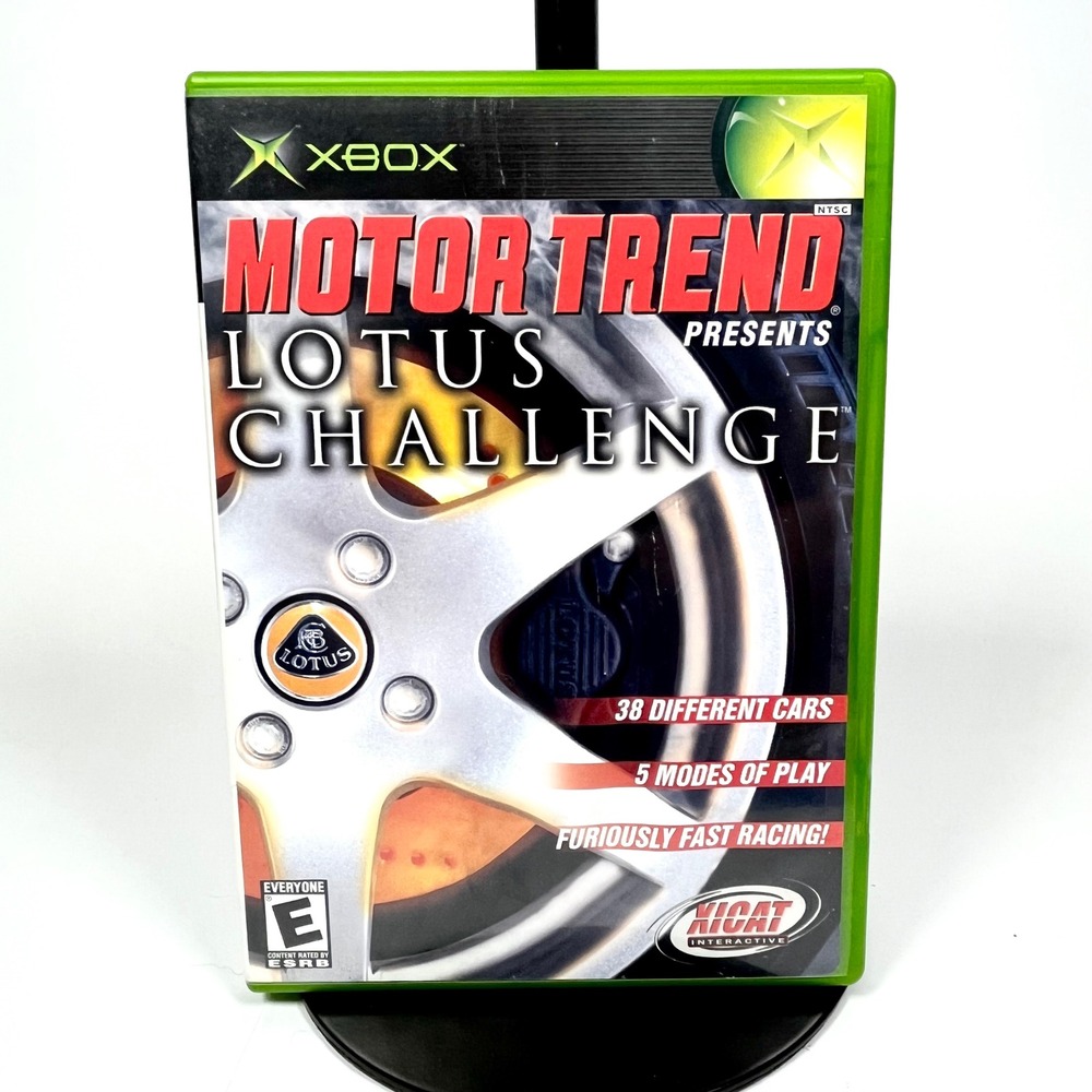 Motor Trend Presents Lotus Challenge Original Xbox OG Game‎ CIB Complete Tested